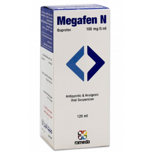 MEGAFEN N 100 MG / 5 ML ( IBUPROFEN ) ORAL SUSPENSION 120 ML